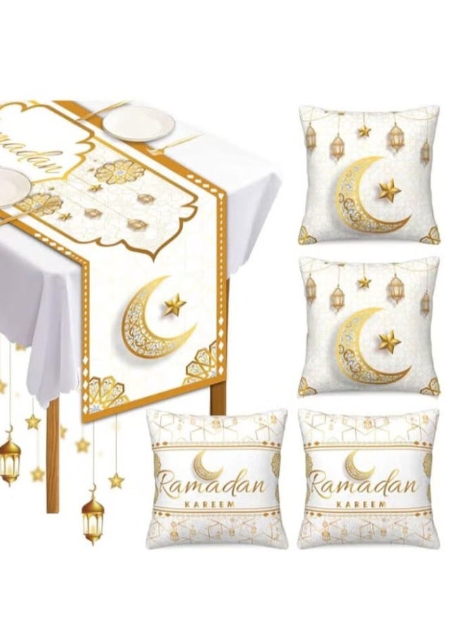 طقم زينة رمضان (5 قطع)—مثالي لتنسيق ديكور رمضاني متكامل وجذاب - Image 1